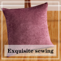 Light weight chenille fabric throw pillow cover